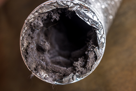 Dryer vent cleaning